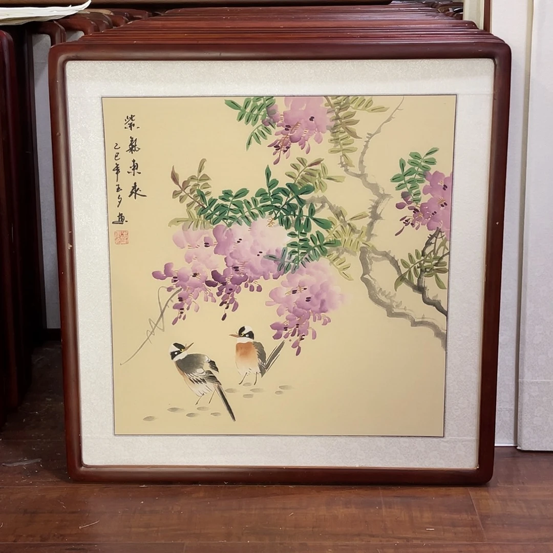 国画带框尺寸63*63厘米