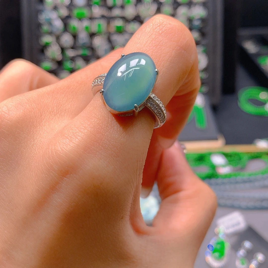 翡翠未镶嵌耳饰天然翡翠