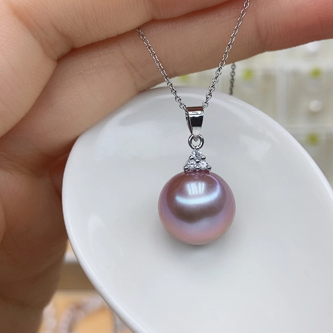 颈饰合金淡水珍珠