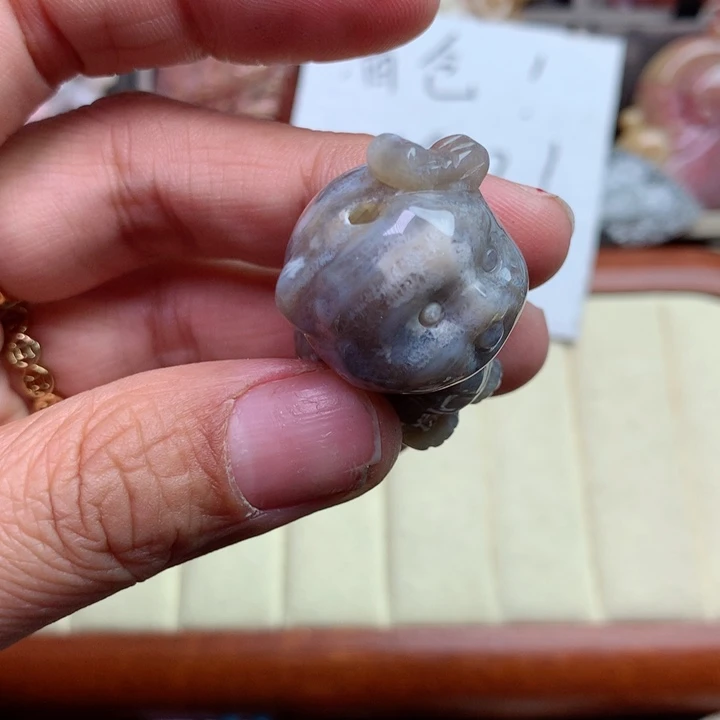 硅化珊瑚（珊瑚玉）颈饰未镶嵌