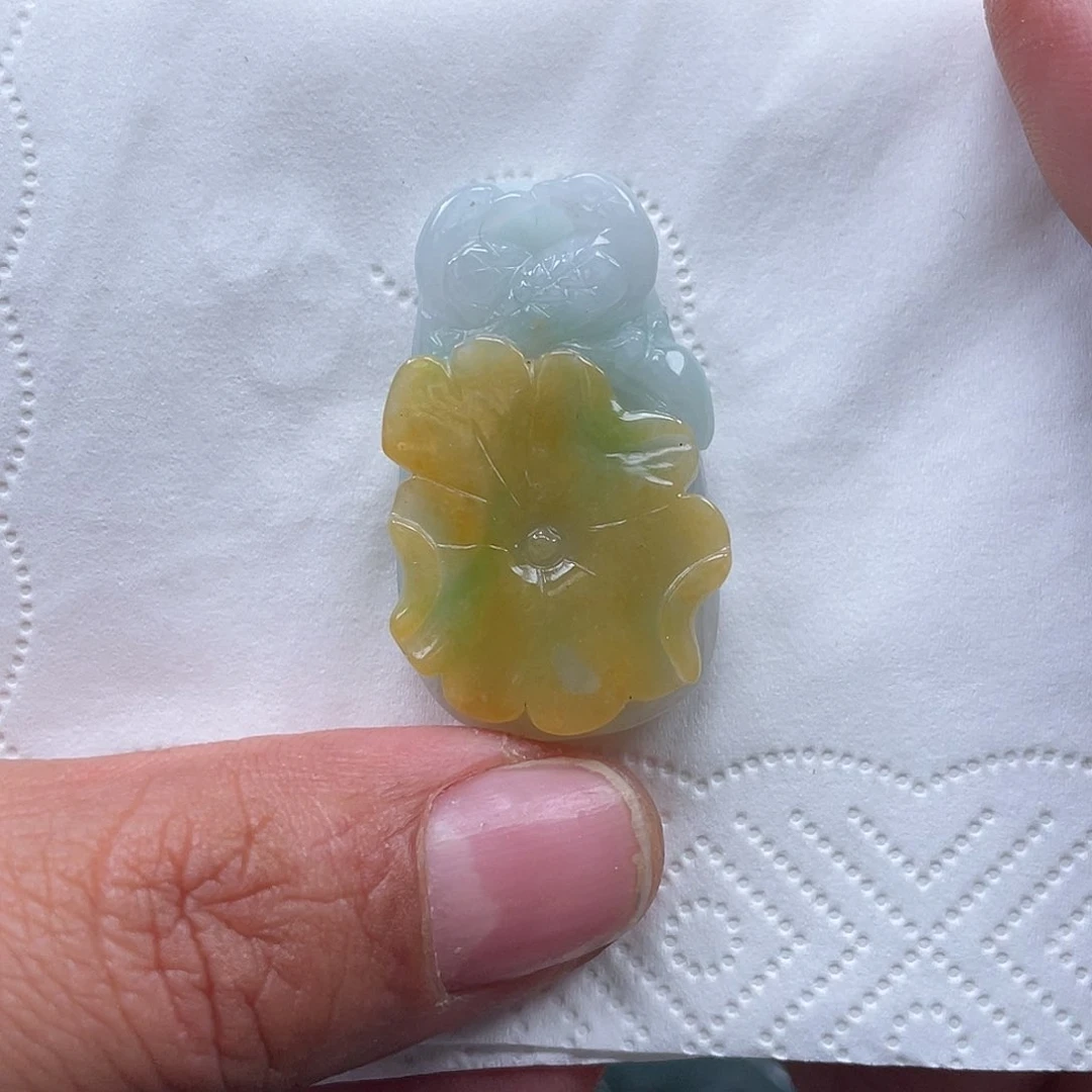 颈饰未镶嵌翡翠翡玉缘翡翠