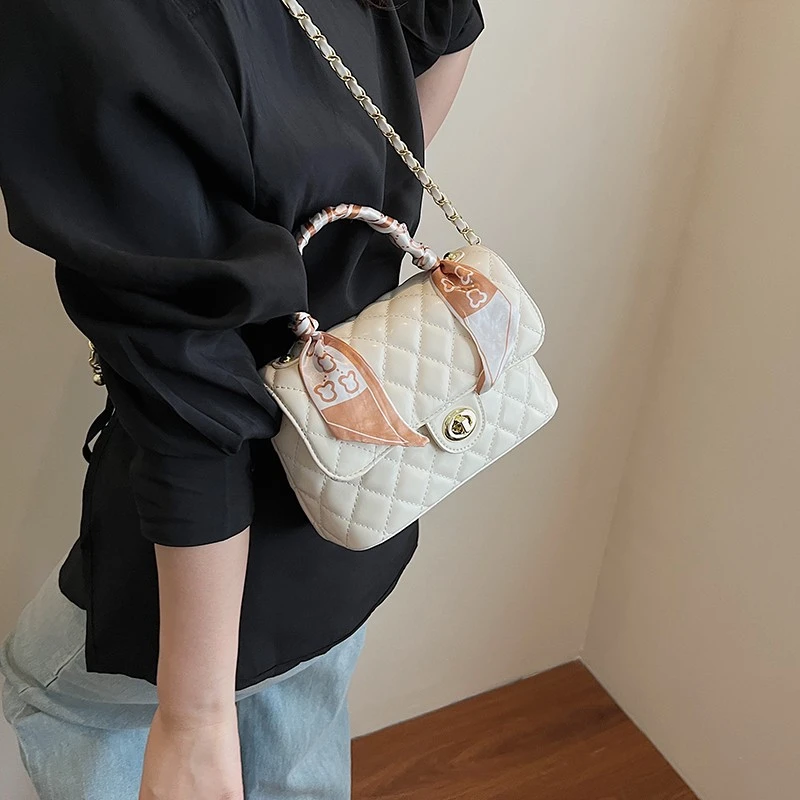 原创南风格包塞纳甜梦小包包女2025新款高级感菱格链条单肩斜挎包