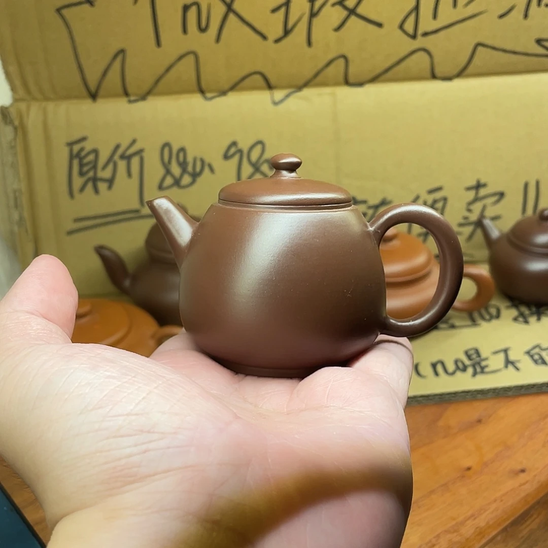 紫砂茶壶3微瑕古龙蛋110cc
