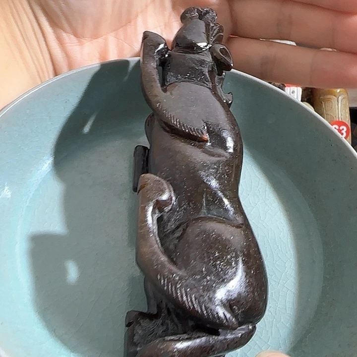 瓷片摆件工艺恭喜发财恭喜结缘3