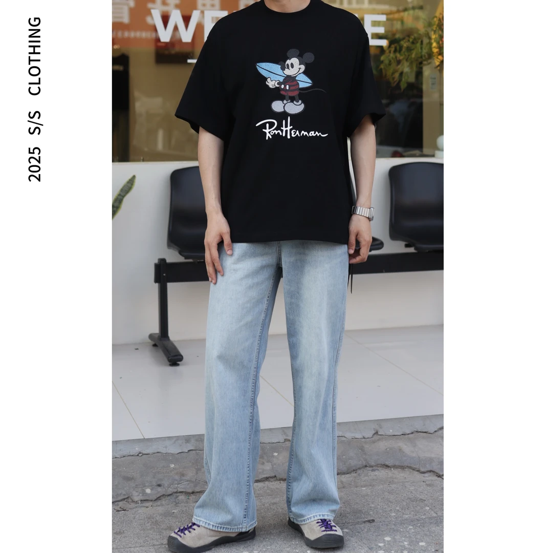 ATM STYLE「高质感 纯棉材质」趣味米奇短袖