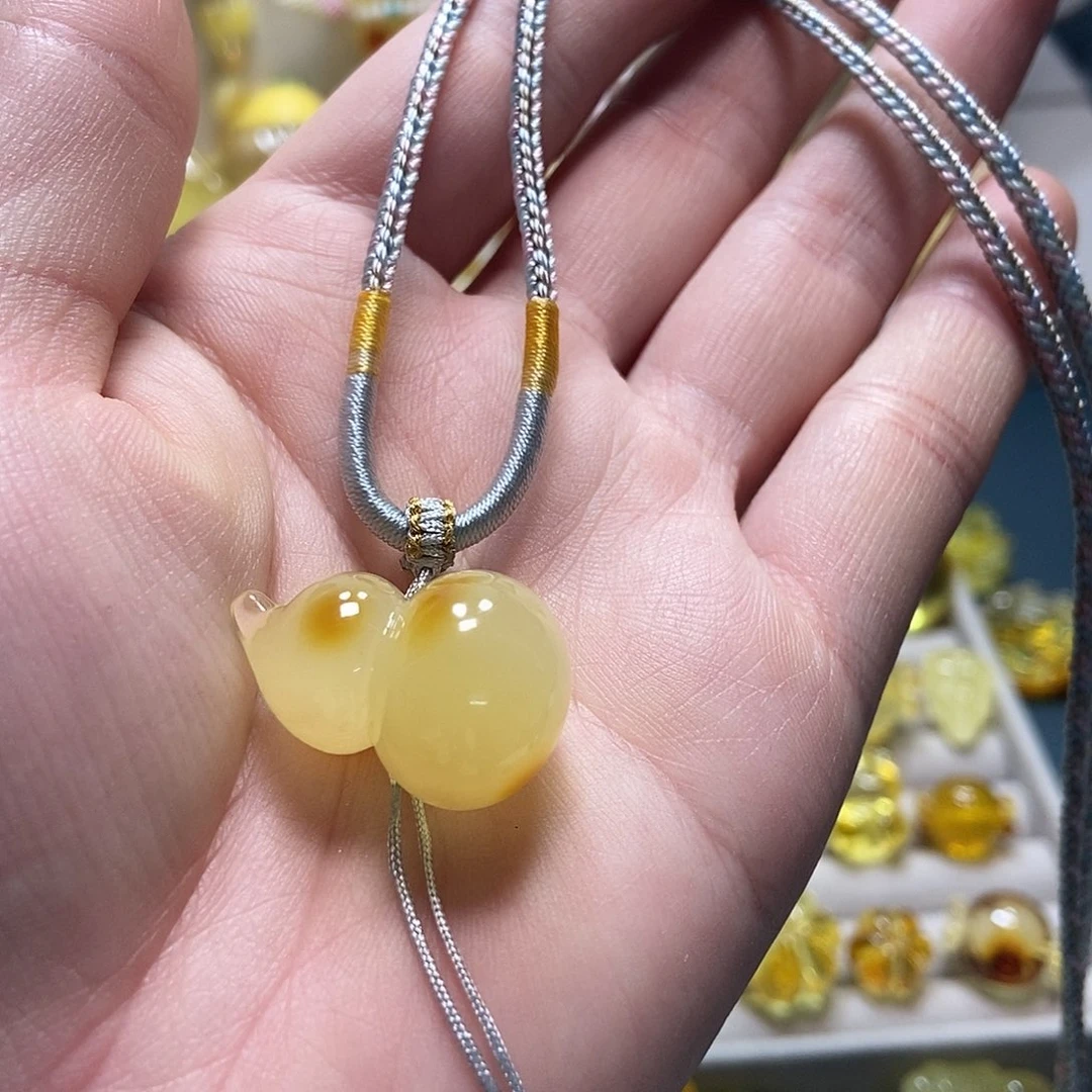 丝***汤琥珀未镶嵌裸石天然琥珀蜜蜡