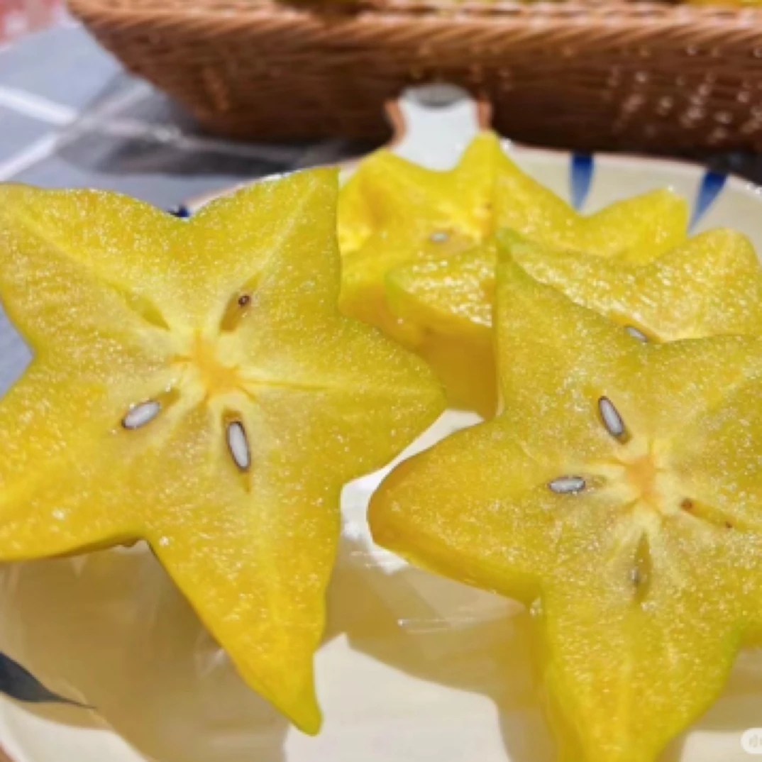 【当季热卖】树熟杨桃3个装1.5斤左右新鲜