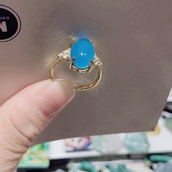 玛瑙/玉髓合金戒指天然时尚美观大方玛瑙戒指