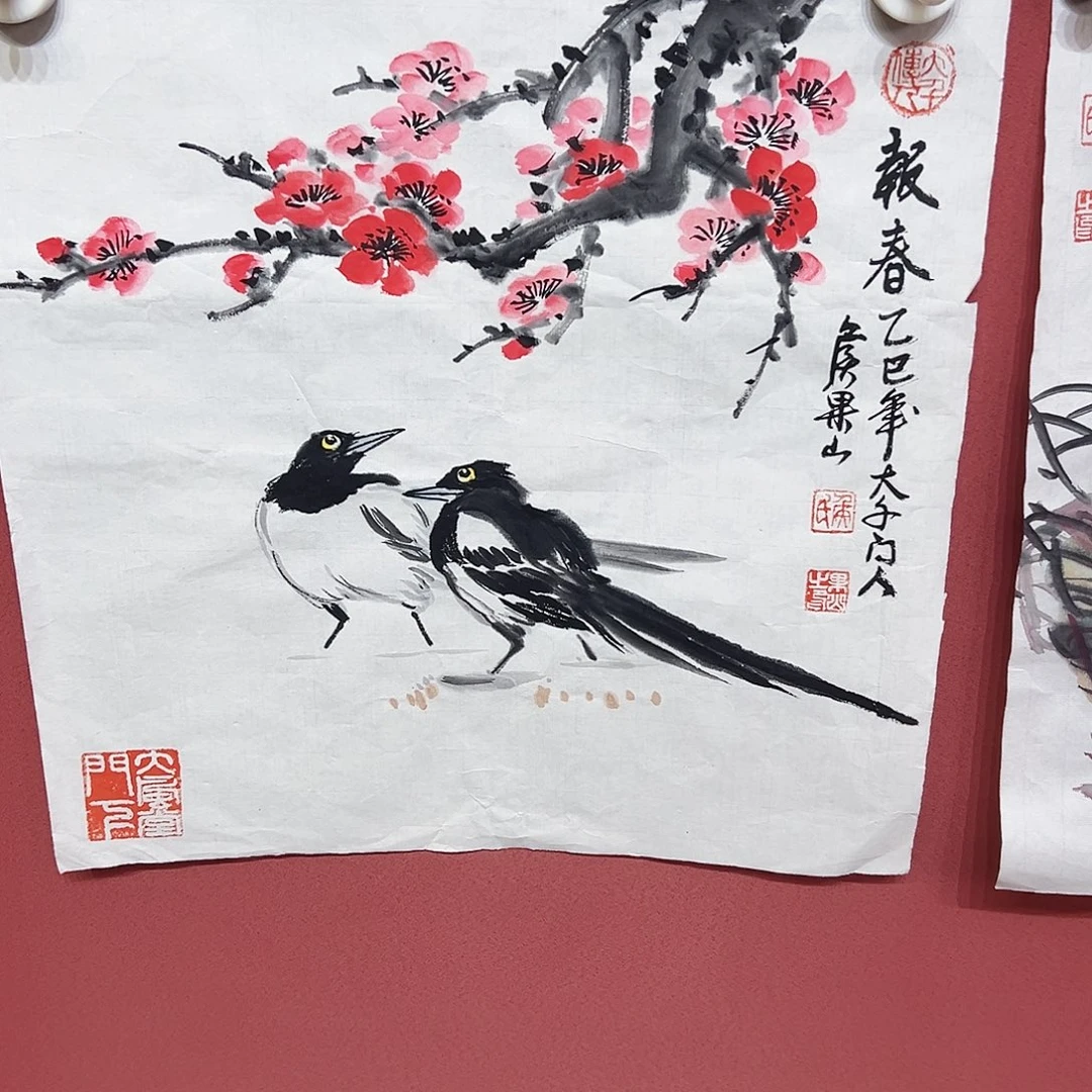 国画侯果山老师手绘国画作品慧