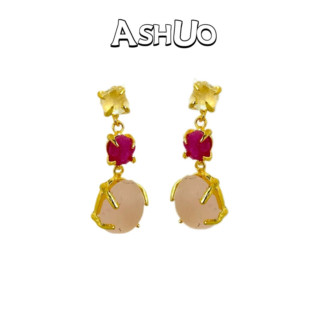 铜合金耳饰 阿烁中古 RockMe  as10437