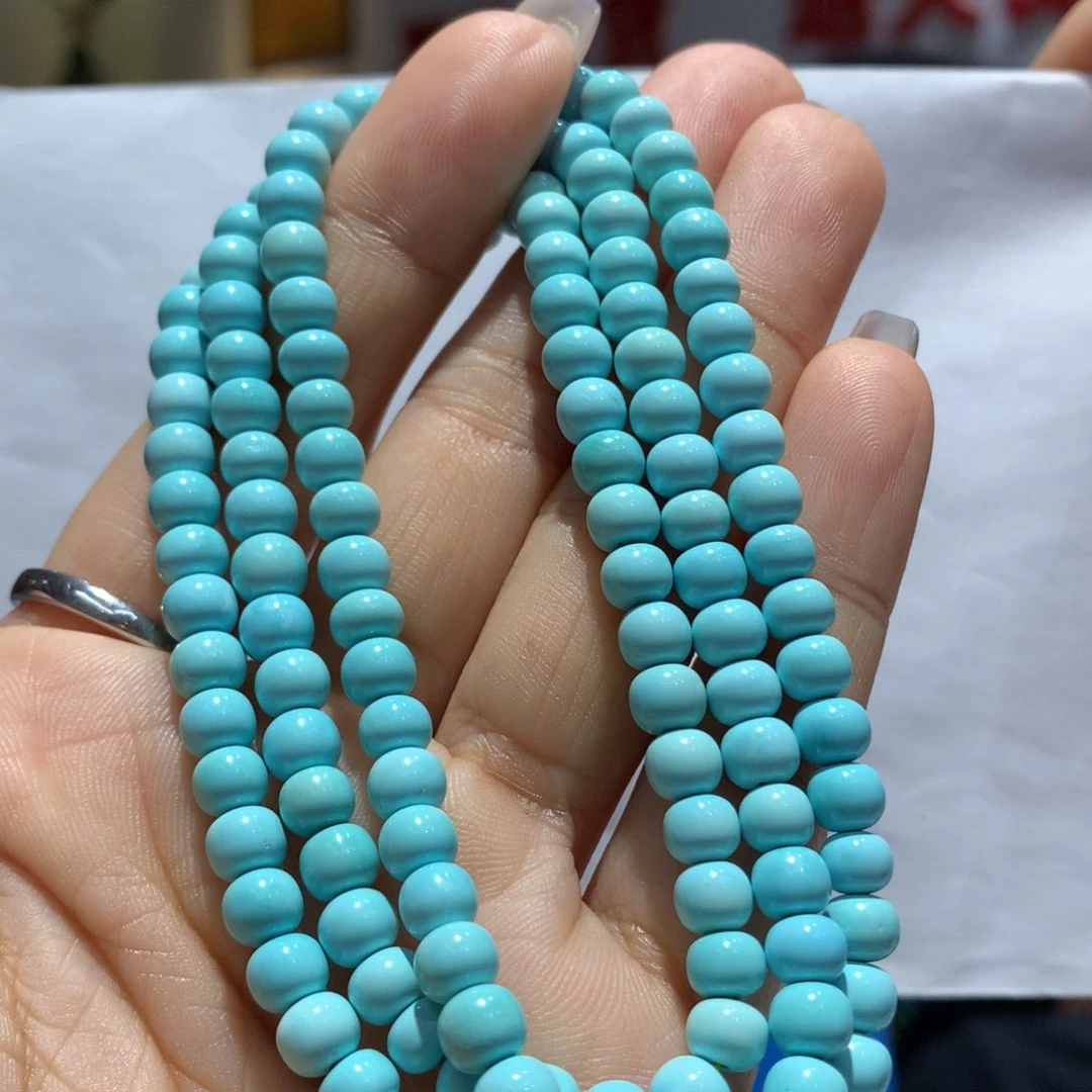 未镶嵌绿松石长链