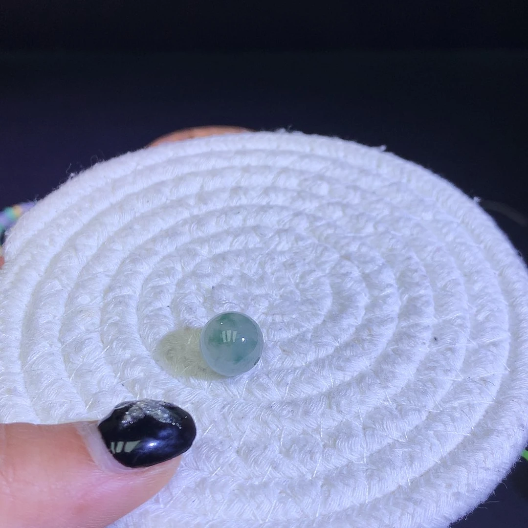 散珠翡翠天然缅甸翡翠冰胶飘花啦11.4