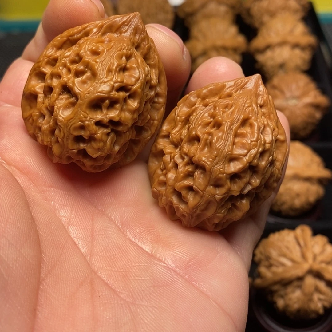 文玩核桃把件34尺佛肚