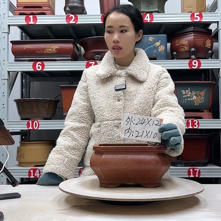 紫砂花盆紫砂花盆