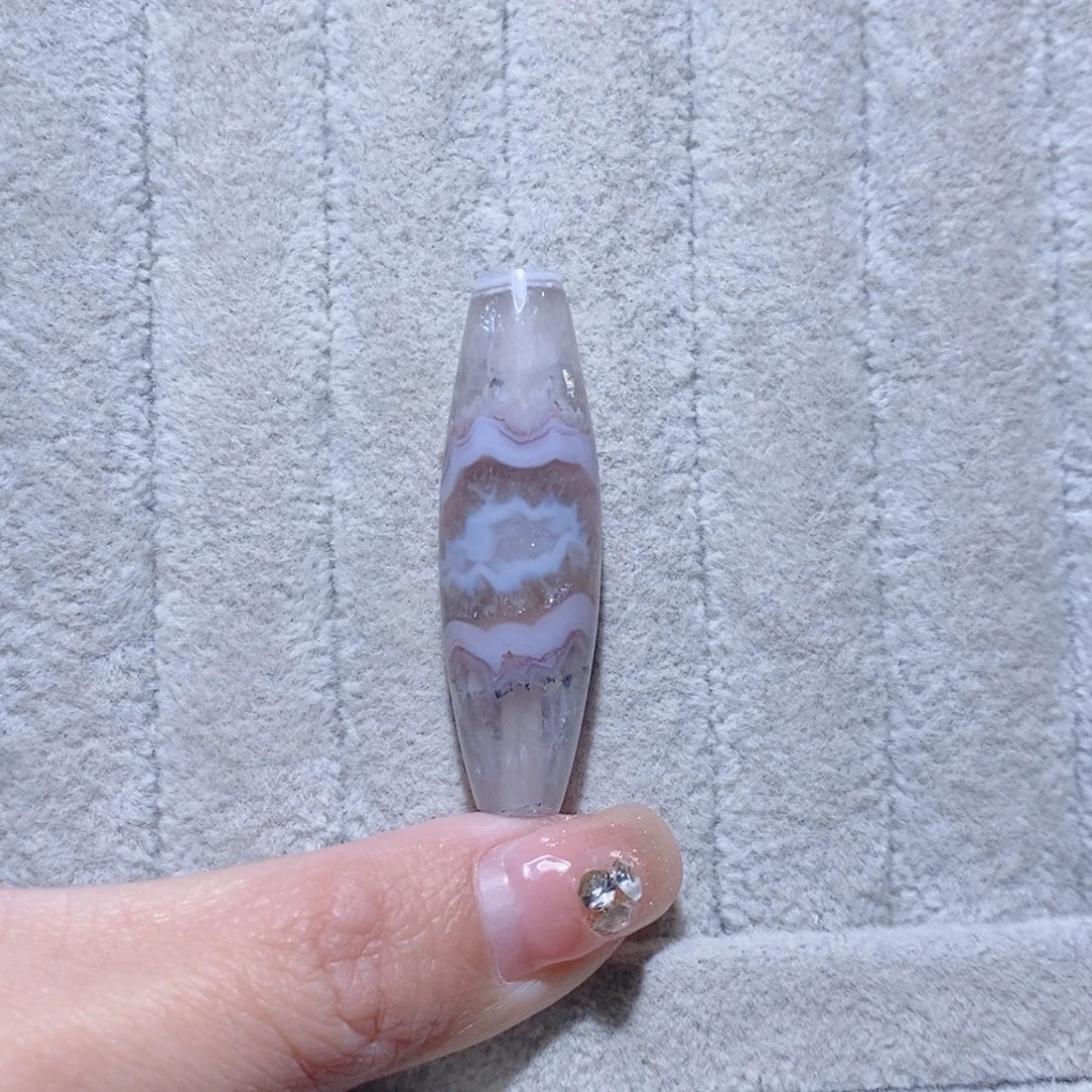 雪***真玛瑙/玉髓未镶嵌颈饰