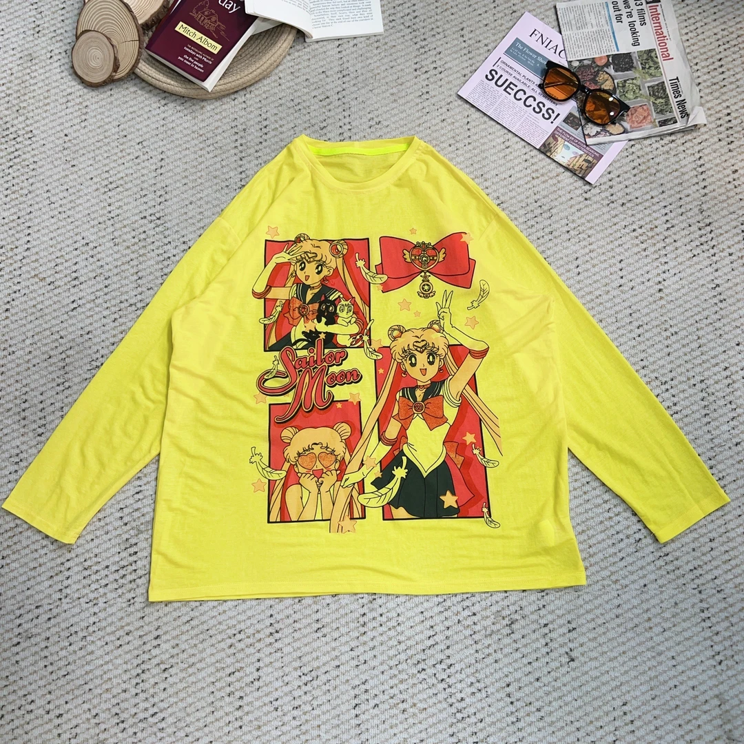 2025夏季新款卡通印花防晒长袖T恤3628