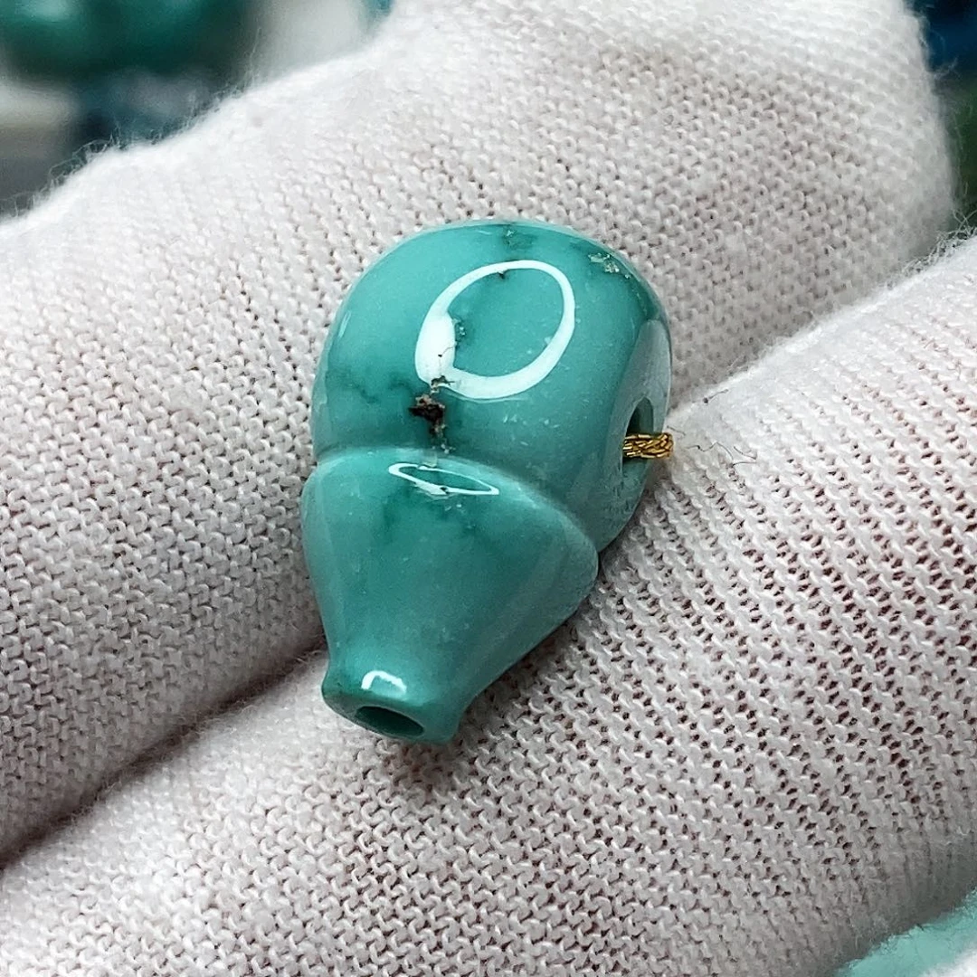 绿松石未镶嵌天然原矿 地大质检