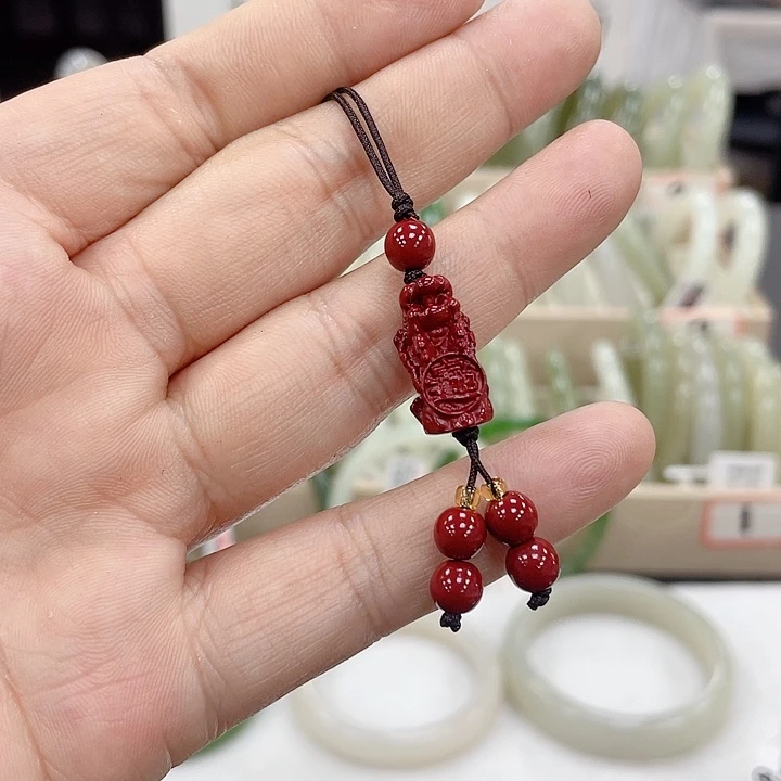 查罗石手机挂件未镶嵌