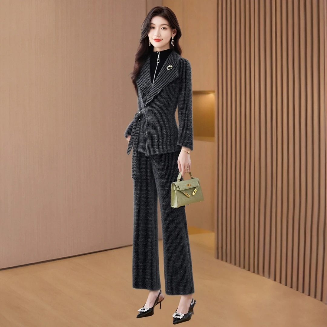 【尚缇歌】时尚休闲两件套装女秋冬高级感妈妈洋气阔太太穿搭一整套