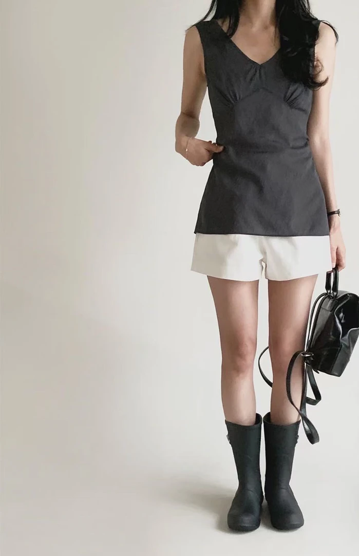 No退No换壹韩国东大门女装2025夏季新款设计感百搭吊带背心女414a