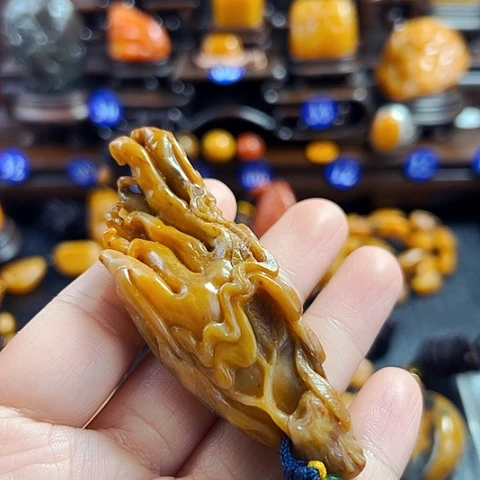 田黄石永*乌鸦皮田黄石