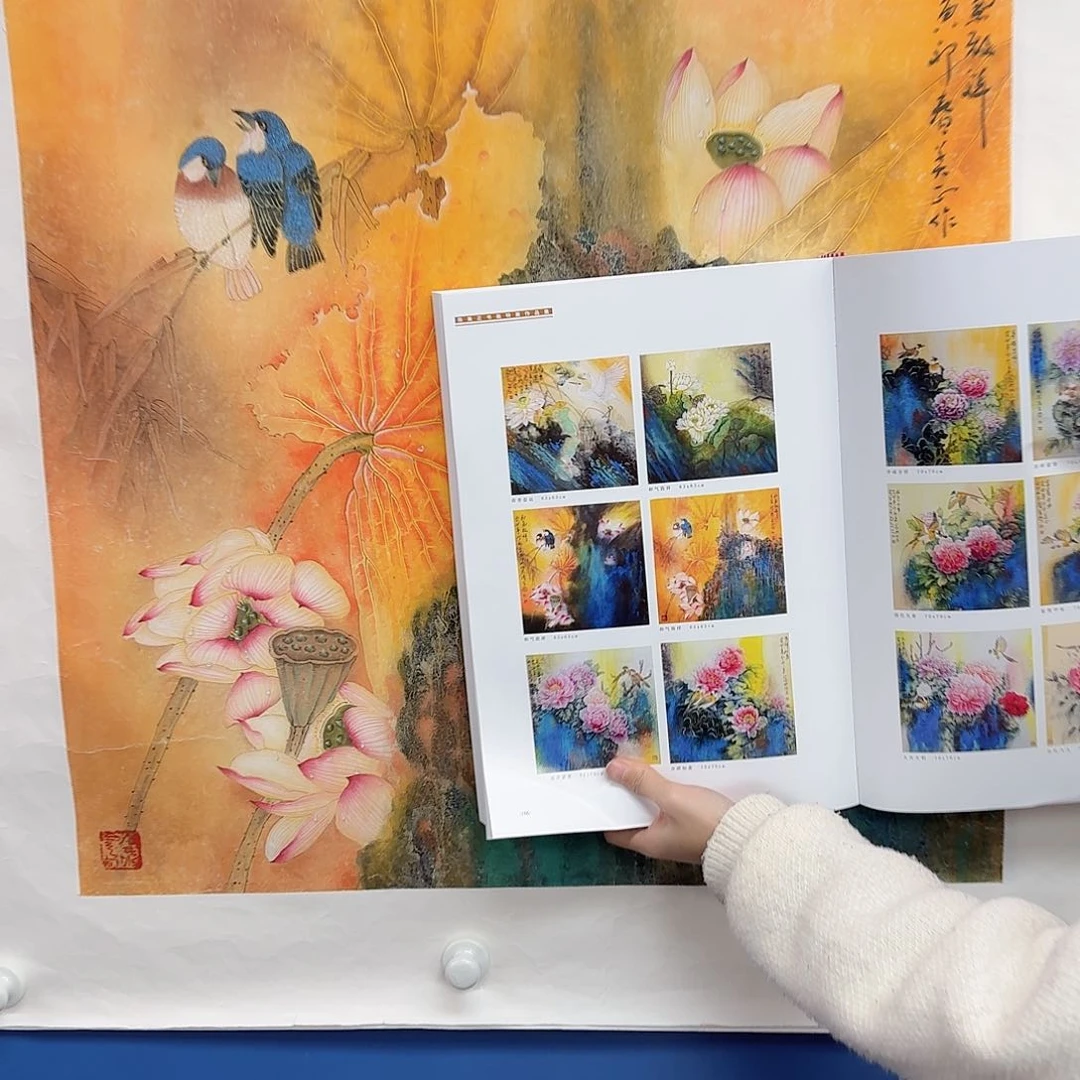 国画多次参加国内外书画
