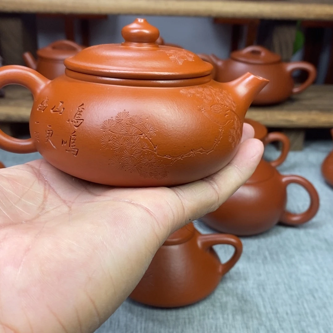 @***明茶壶紫砂全手工制作