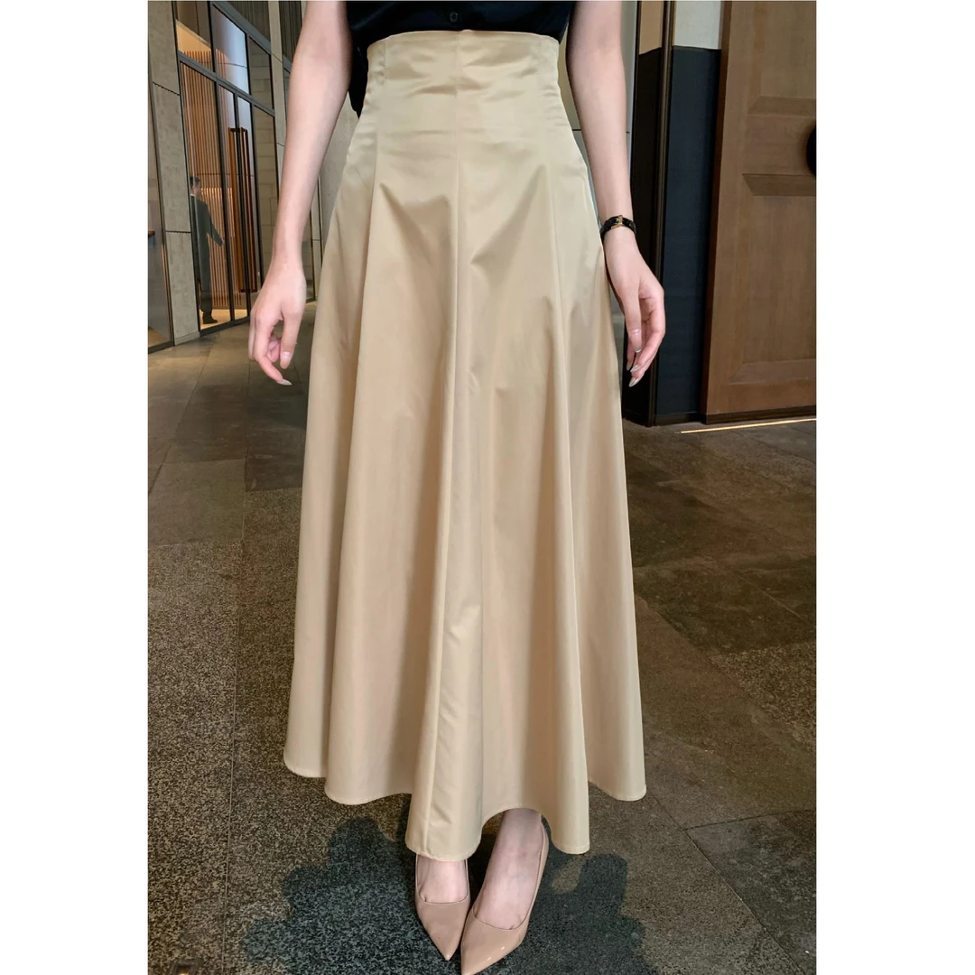 SZA【夏日浪漫】夏季新款韩系欧若风简约高腰气质显瘦半身裙A-1864