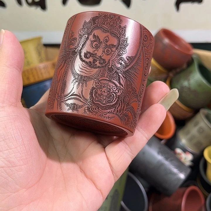 茶杯紫砂全手工紫砂主人杯