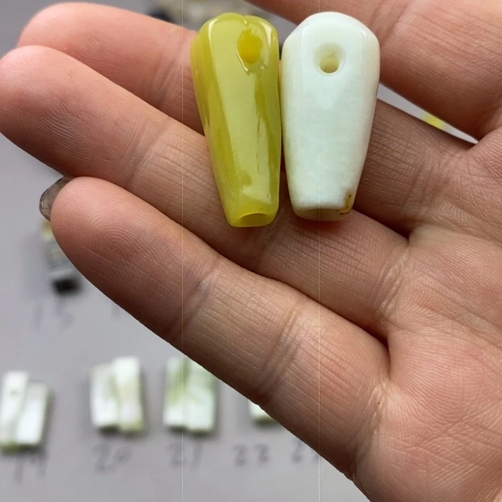 蛇纹石玉未镶嵌百搭款配饰