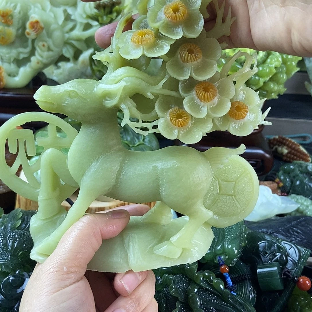 蛇纹石玉手把合金清****?