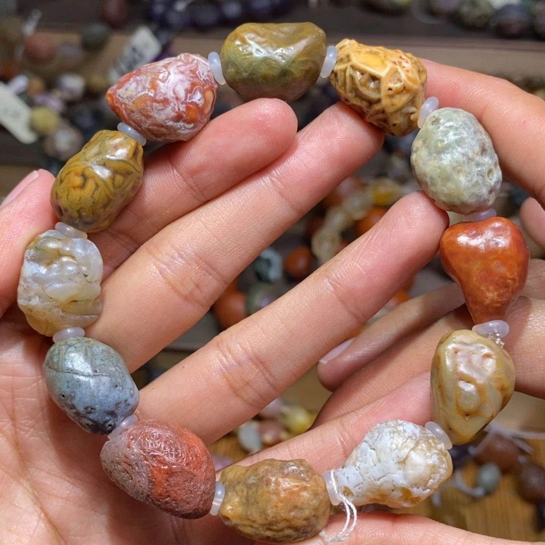 玛瑙/玉髓未镶嵌珠宝半成品