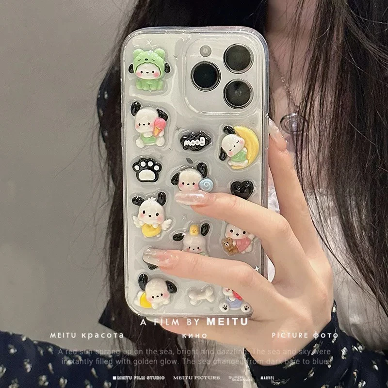 立体帕恰狗苹果16手机壳华为荣耀 oppo vivo 小米 oppo vivo软壳