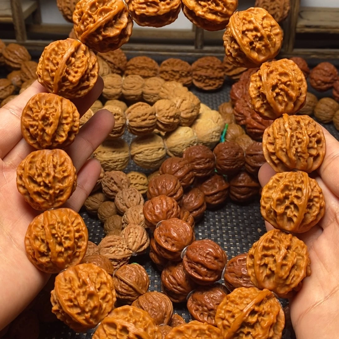 手串文玩核桃麻花八棱手持