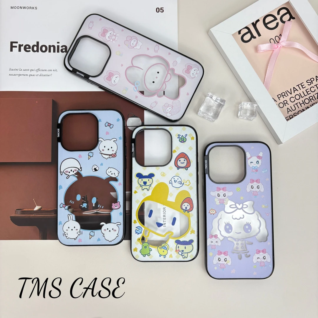 高版case欢乐园手机壳适用苹果16promax套边iPhone15镂空14防摔13