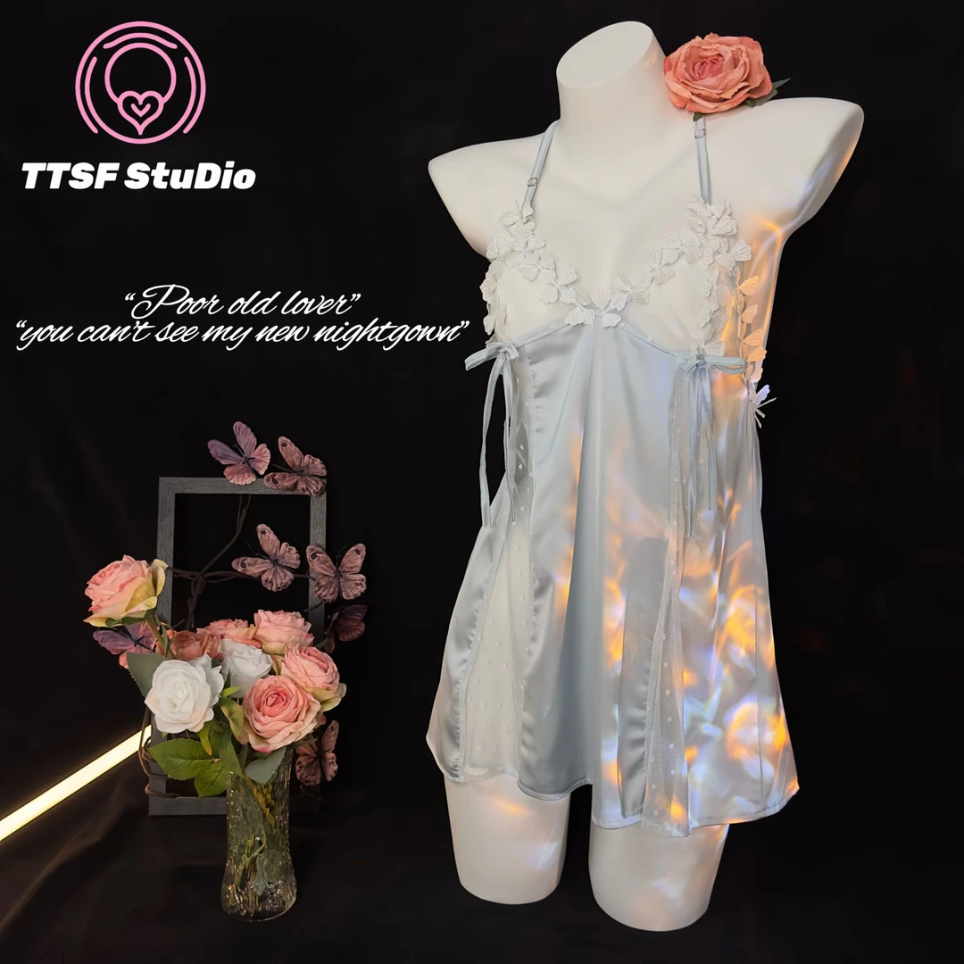 [TT]海岛花丛·原创约会战袍法式女大小众镂空花边女大睡裙