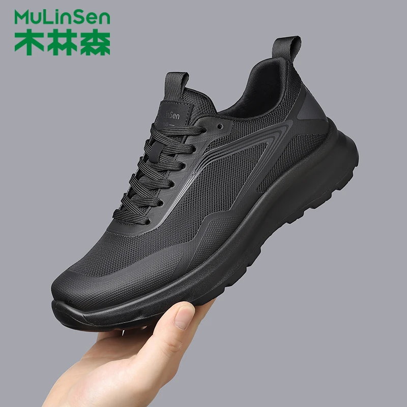 木林森网鞋春夏款爆款新款开车男鞋透气鞋子男运动鞋轻便