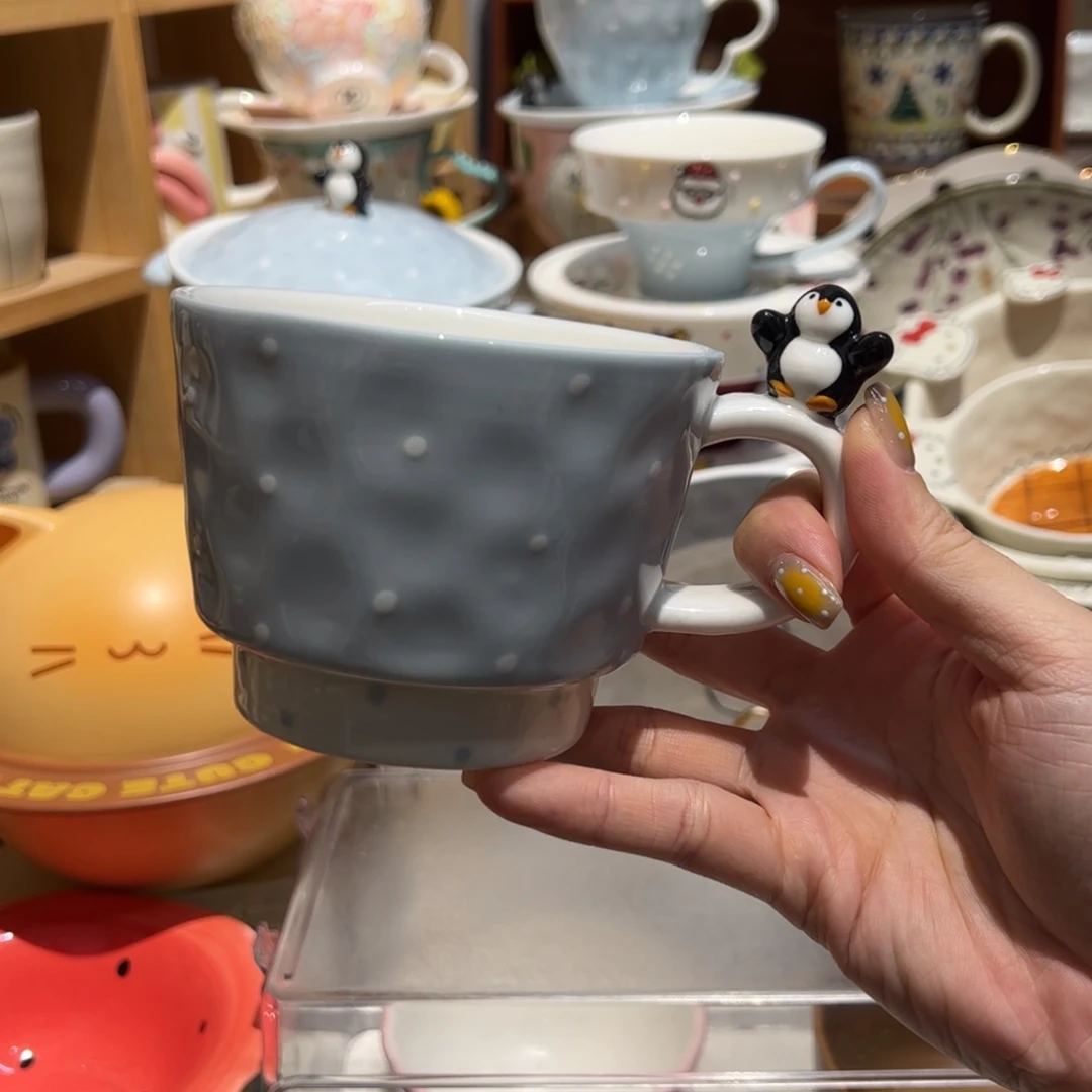 可爱小企鹅马克杯