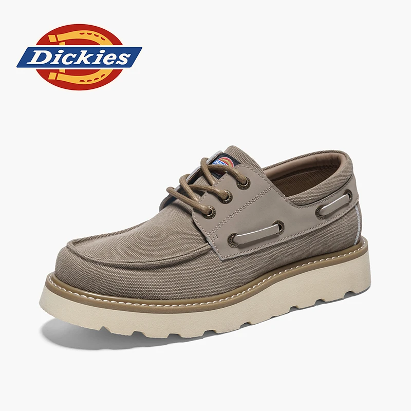 Dickies新款百搭男工装鞋英伦风男鞋工装靴中低帮冬季男士马丁靴