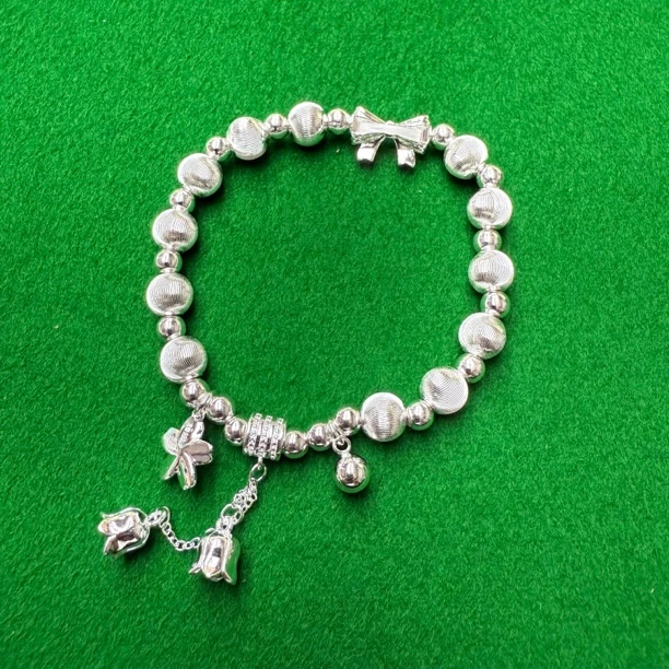 实心精品手饰  银色手链33g无礼盒YZ009