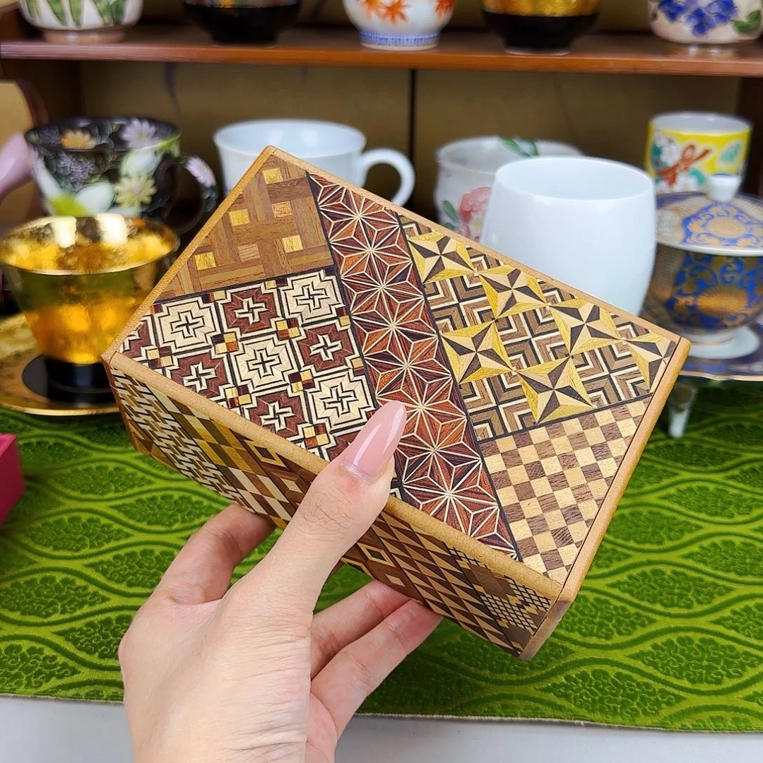 他家茶具瓷器真好看机关盒