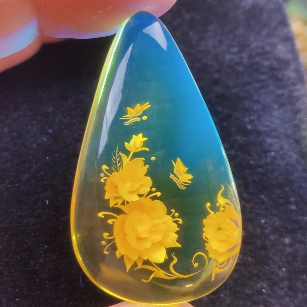 【闪购商品】金珀吊坠(不含链)未镶嵌