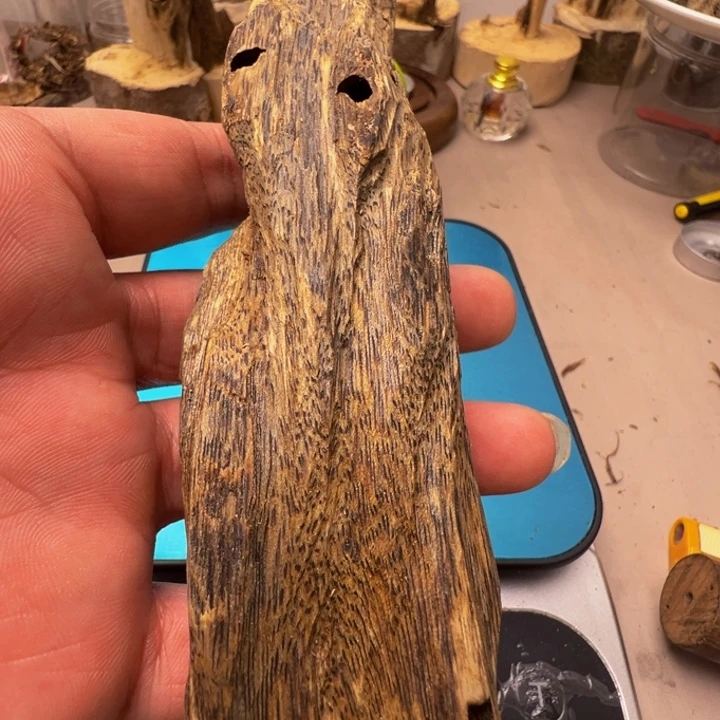 棋楠沉香虫眼80克