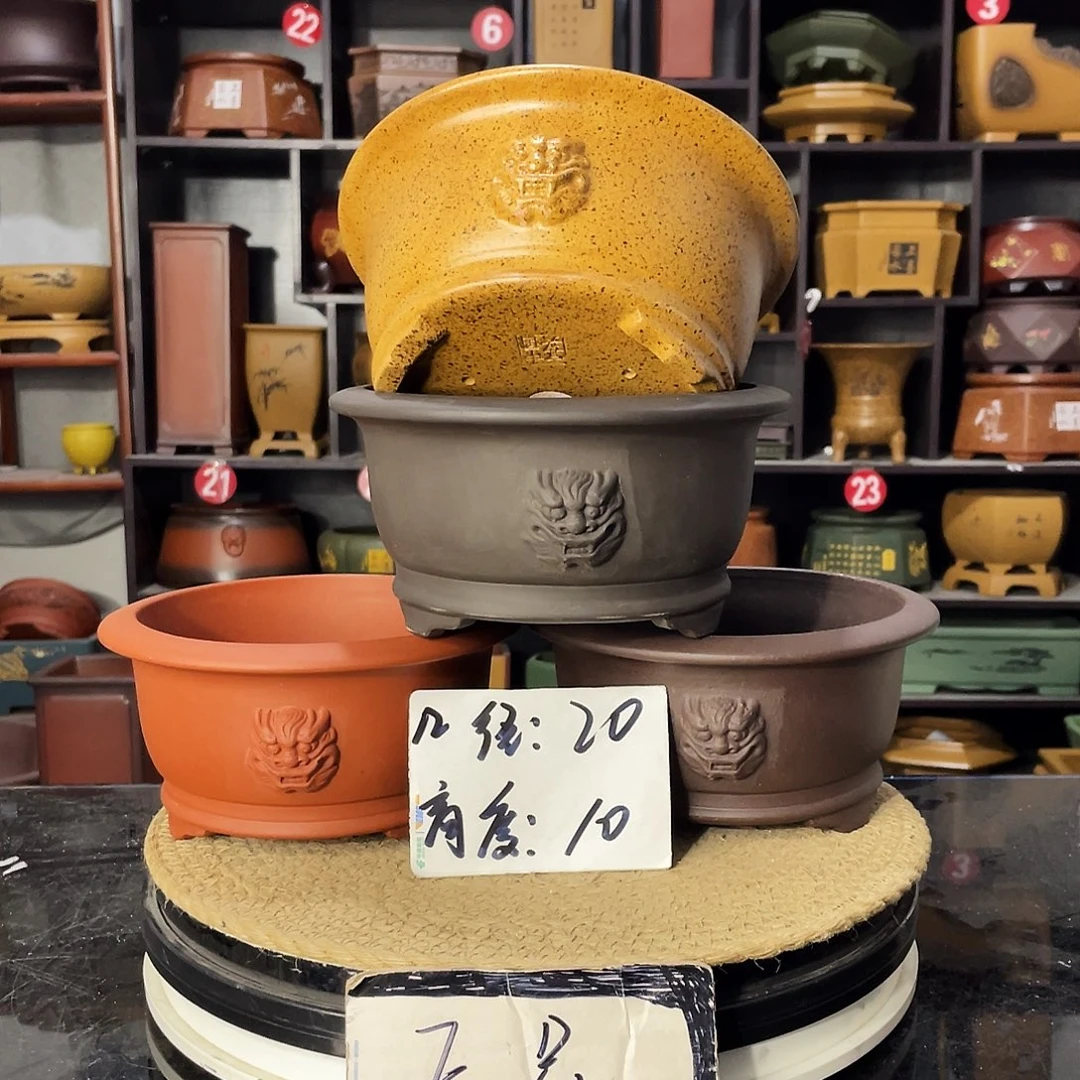 D-盆尚好紫砂花盆