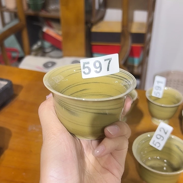 云间青瓷龙泉小米茶器