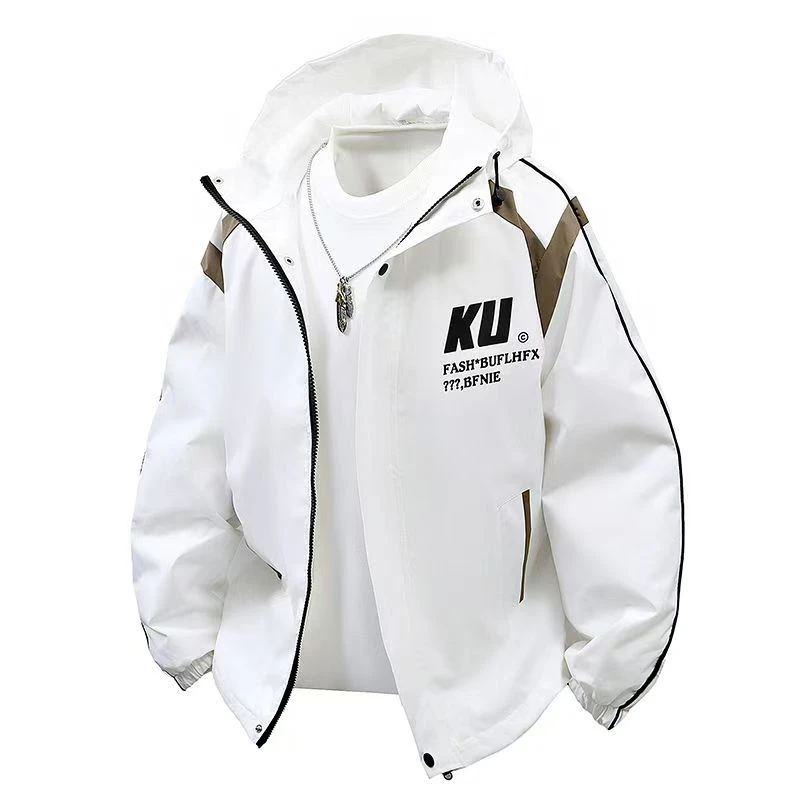 情侣连帽宽松秋季青年潮流加绒外套夹克百搭外套男