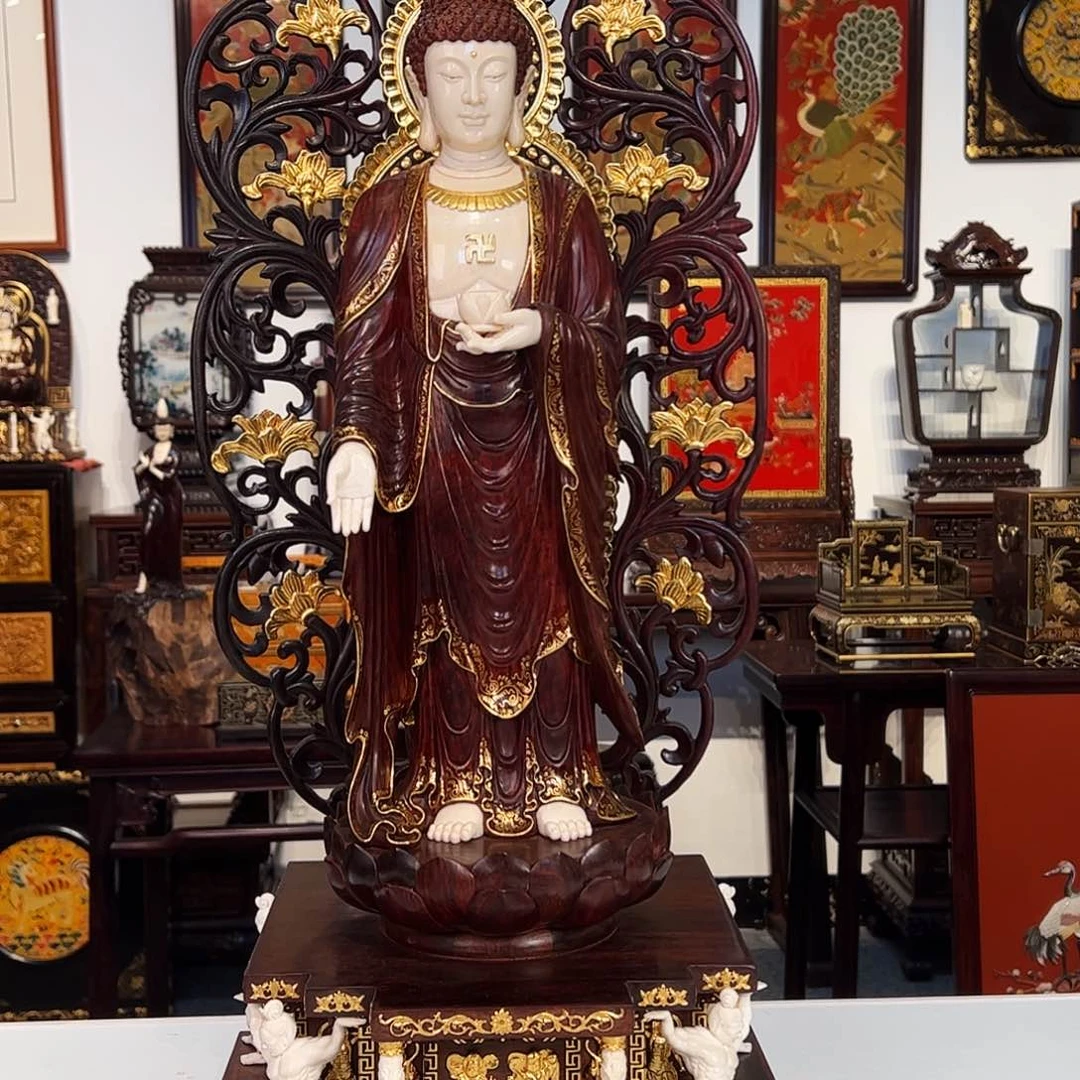 紫檀木类成套家具龙*小叶紫檀佛