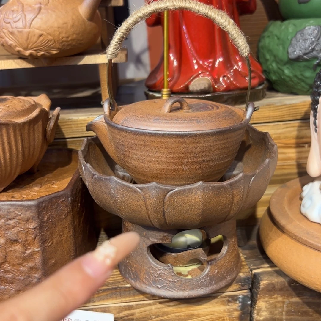 裸烧老岩泥原矿茶具