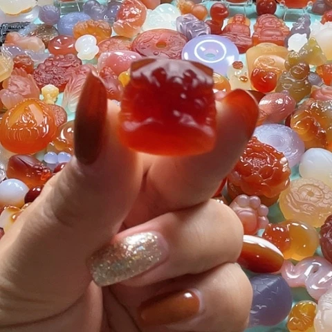 未镶嵌颈饰玛瑙/玉髓十**五