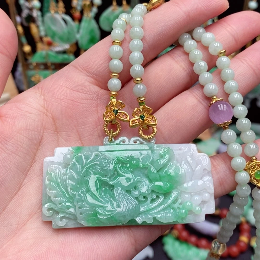 颈饰未镶嵌翡翠翡翠吊坠